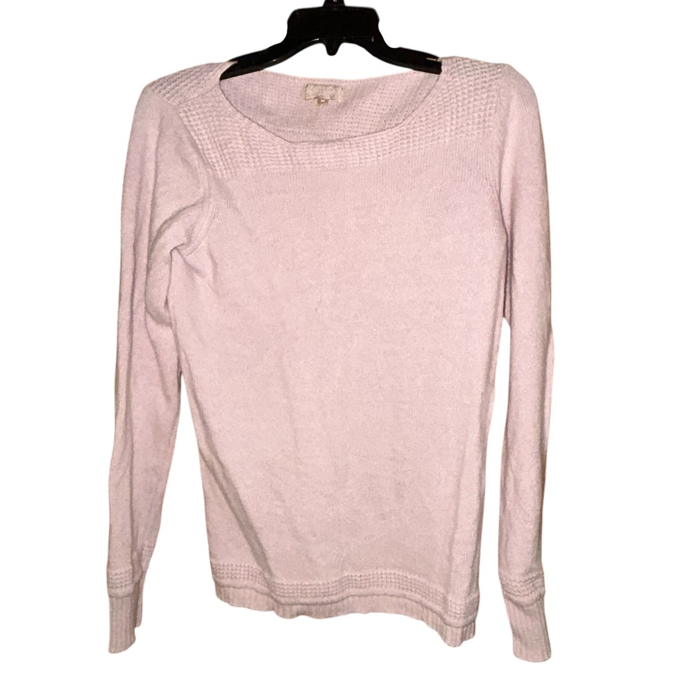 Benedetta B Merino Wool Cashmere Blend Sweater Womens Medium Blush Pink